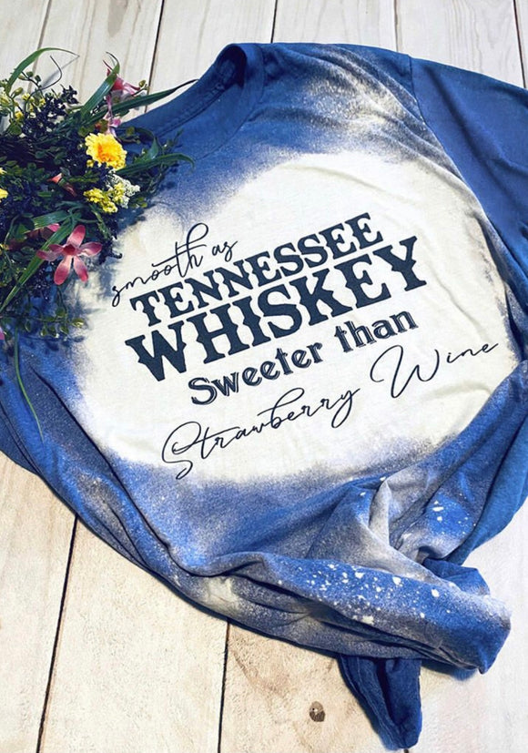 Tennessee Whiskey Bleached Tee