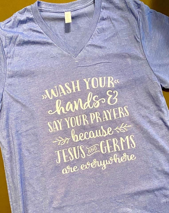 Jesus and Germs Tee