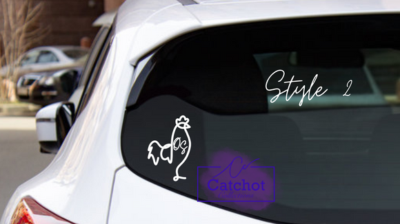 OS Rooster Decals